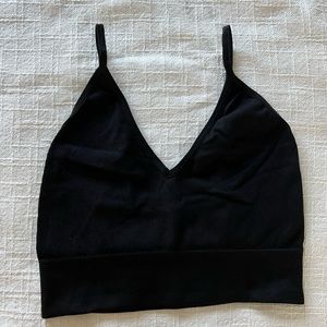 ❣️2/$25❣️ Cotton Candy Sweet Collection BLACK tube top cropped tanktop | M/L